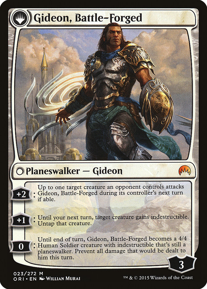 Kytheon, Hero of Akros // Gideon, Battle-Forged [Magic Origins] | Card Merchant Takapuna