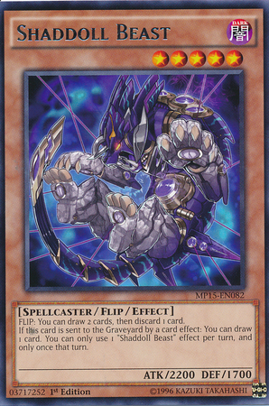 Shaddoll Beast [MP15-EN082] Rare | Card Merchant Takapuna