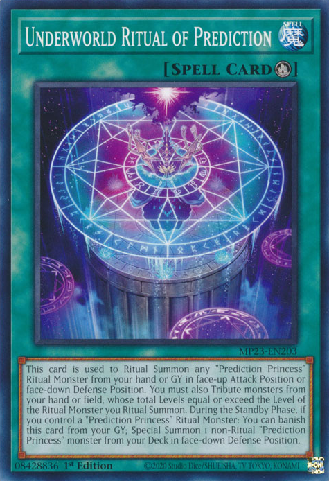 Underworld Ritual of Prediction [MP23-EN203] Common | Card Merchant Takapuna