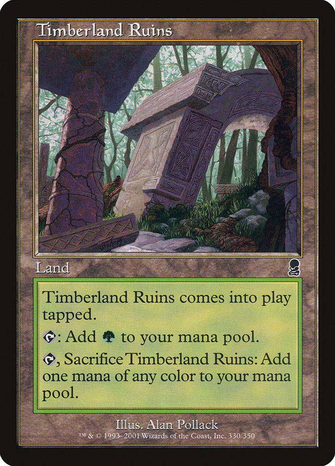 Timberland Ruins [Odyssey] | Card Merchant Takapuna