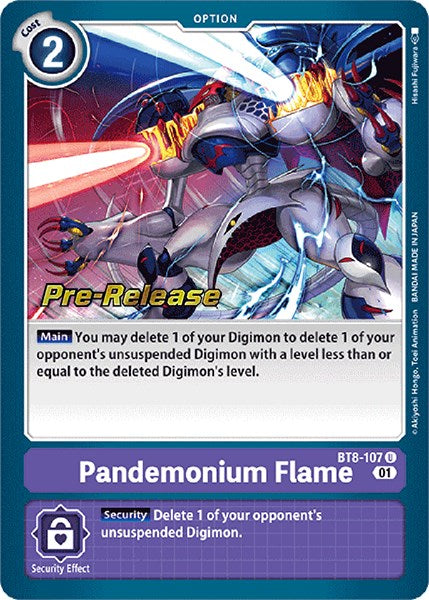 Pandemonium Flame [BT8-107] [New Awakening Pre-Release Cards] | Card Merchant Takapuna