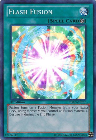 Flash Fusion [DRLG-EN016] Super Rare | Card Merchant Takapuna