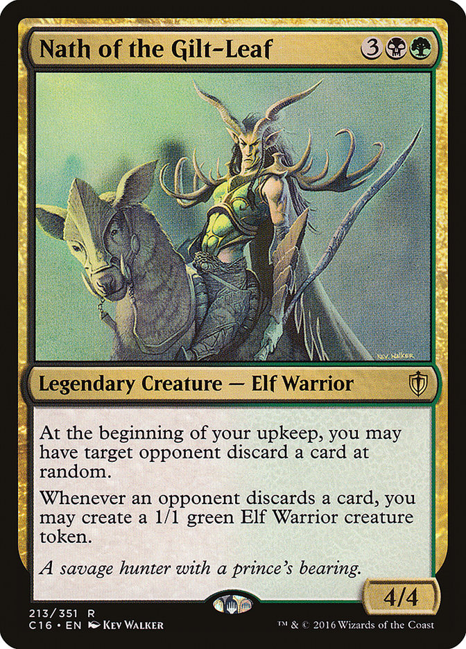 Nath of the Gilt-Leaf [Commander 2016] | Card Merchant Takapuna