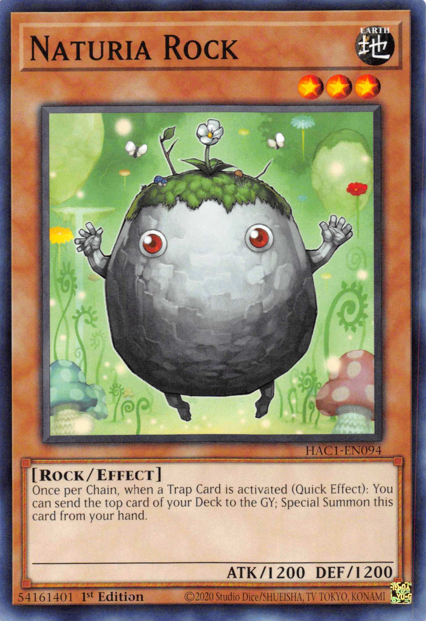 Naturia Rock [HAC1-EN094] Common | Card Merchant Takapuna