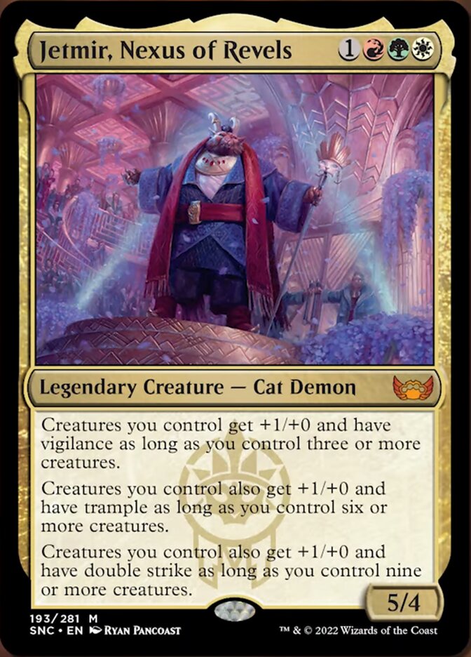 Jetmir, Nexus of Revels [Streets of New Capenna] | Card Merchant Takapuna