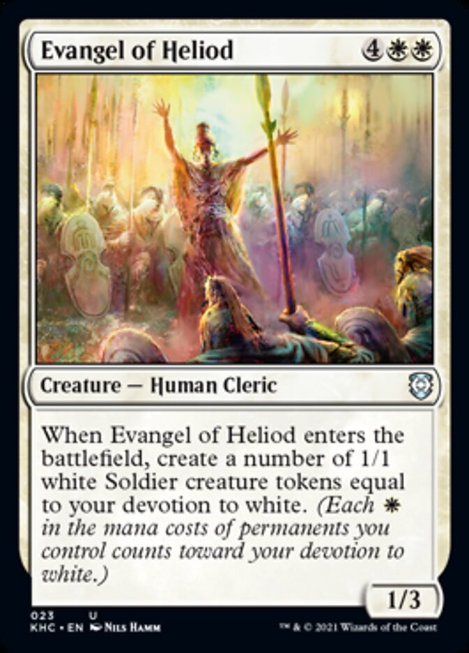 Evangel of Heliod [Kaldheim Commander] | Card Merchant Takapuna