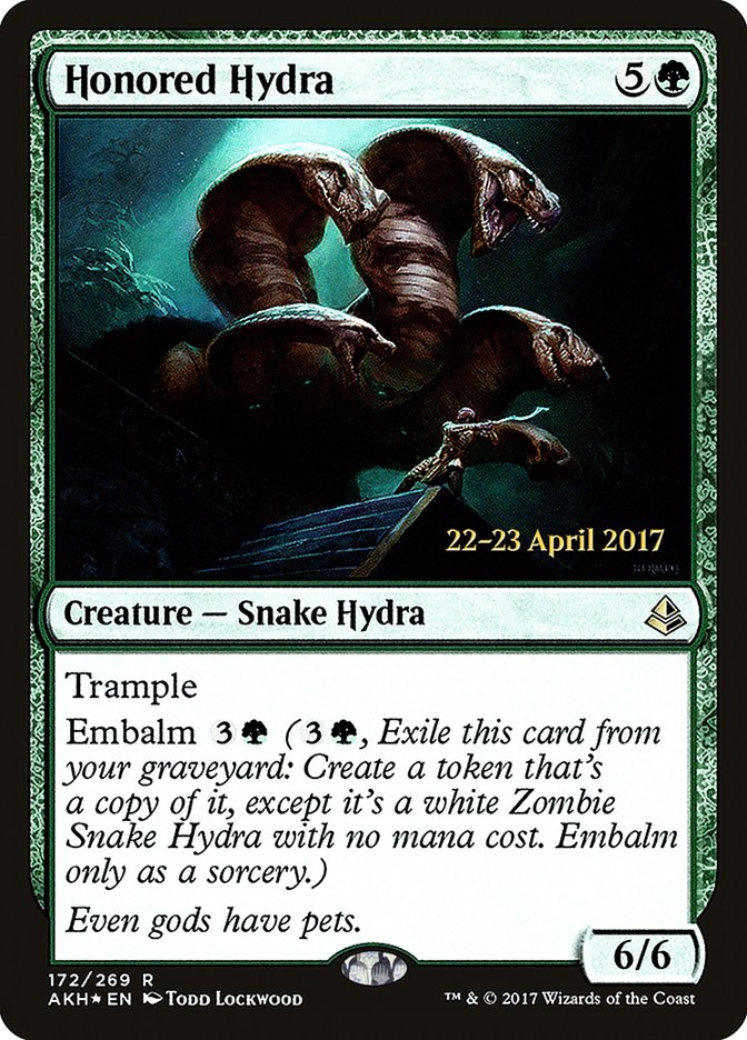 Honored Hydra [Amonkhet Prerelease Promos] | Card Merchant Takapuna