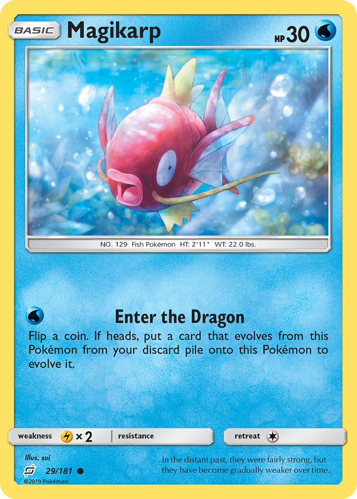 Magikarp (29/181) [Sun & Moon: Team Up] | Card Merchant Takapuna