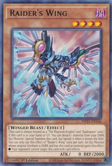 Raider's Wing [MP21-EN166] Rare | Card Merchant Takapuna