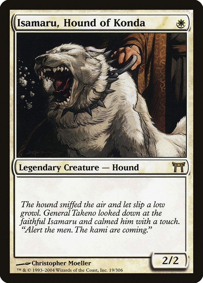 Isamaru, Hound of Konda [Champions of Kamigawa] | Card Merchant Takapuna