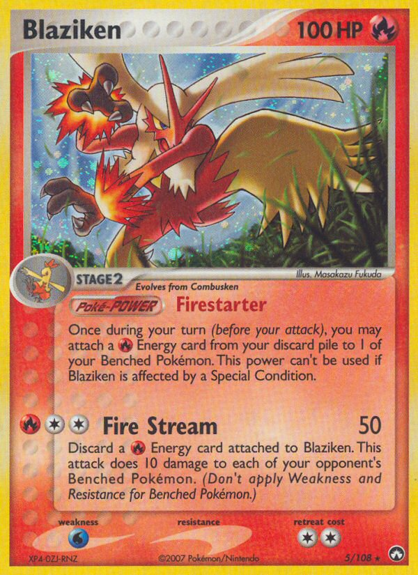 Blaziken (5/108) [EX: Power Keepers] | Card Merchant Takapuna