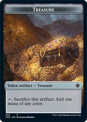 Treasure // Treasure Double-Sided Token [Starter Commander Decks] | Card Merchant Takapuna