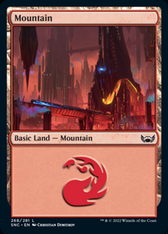 Mountain (268) [Streets of New Capenna] | Card Merchant Takapuna