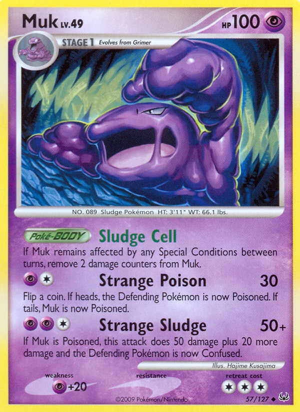 Muk (57/127) [Platinum: Base Set] | Card Merchant Takapuna