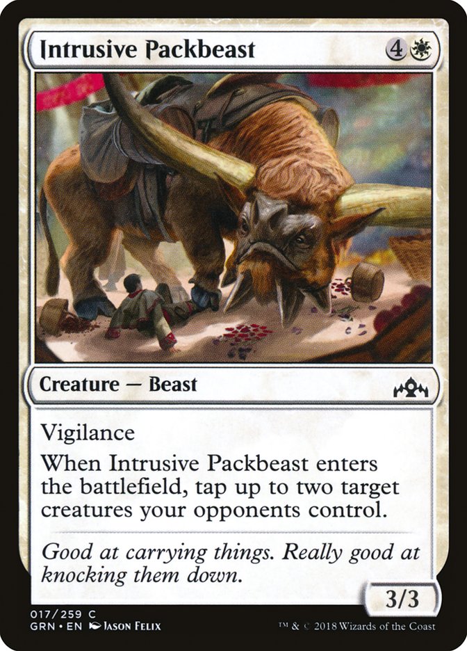 Intrusive Packbeast [Guilds of Ravnica] | Card Merchant Takapuna