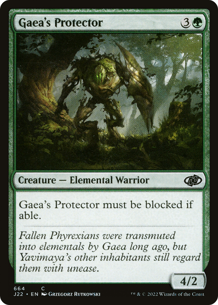 Gaea's Protector [Jumpstart 2022] | Card Merchant Takapuna