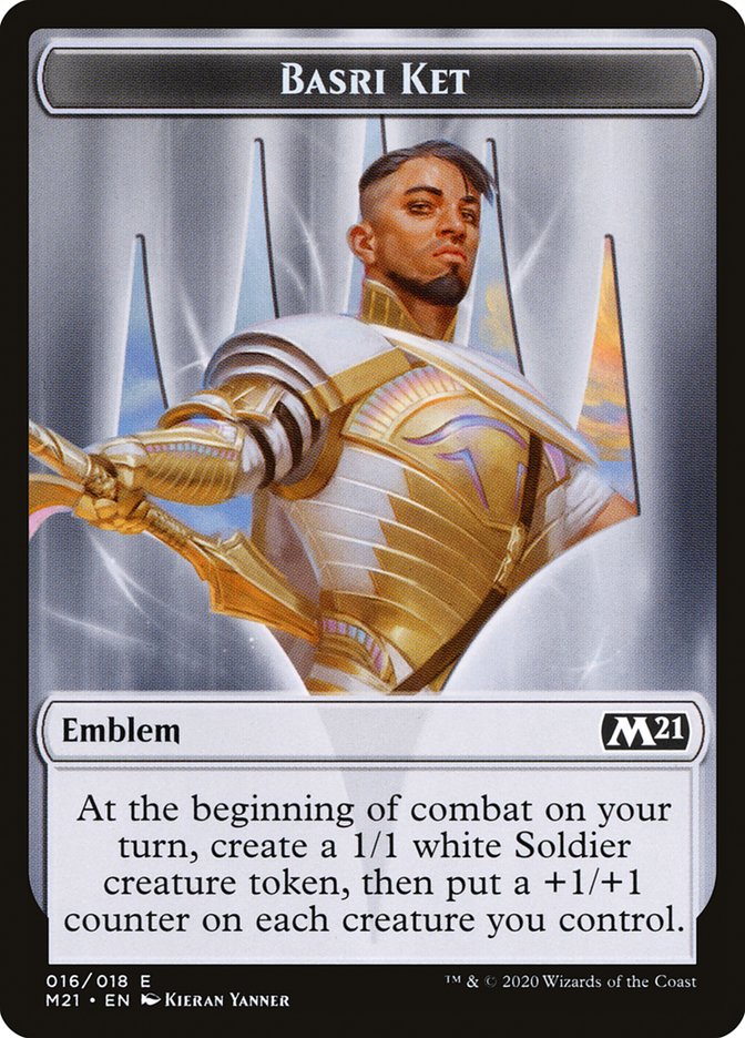 Basri Ket Emblem [Core Set 2021 Tokens] | Card Merchant Takapuna