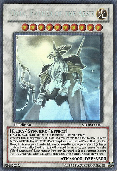 Odin, Father of the Aesir [STOR-EN040] Ghost Rare | Card Merchant Takapuna