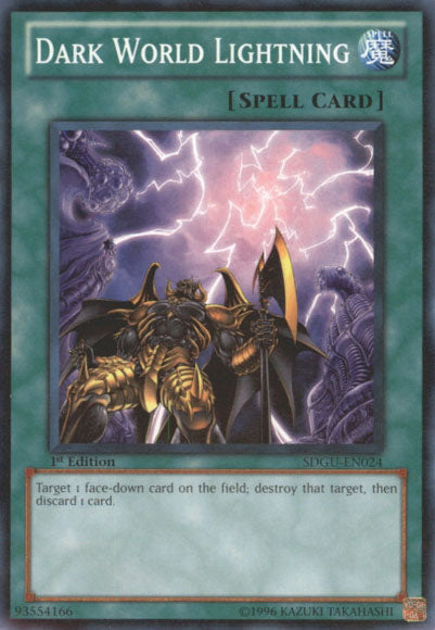 Dark World Lightning [SDGU-EN024] Common | Card Merchant Takapuna