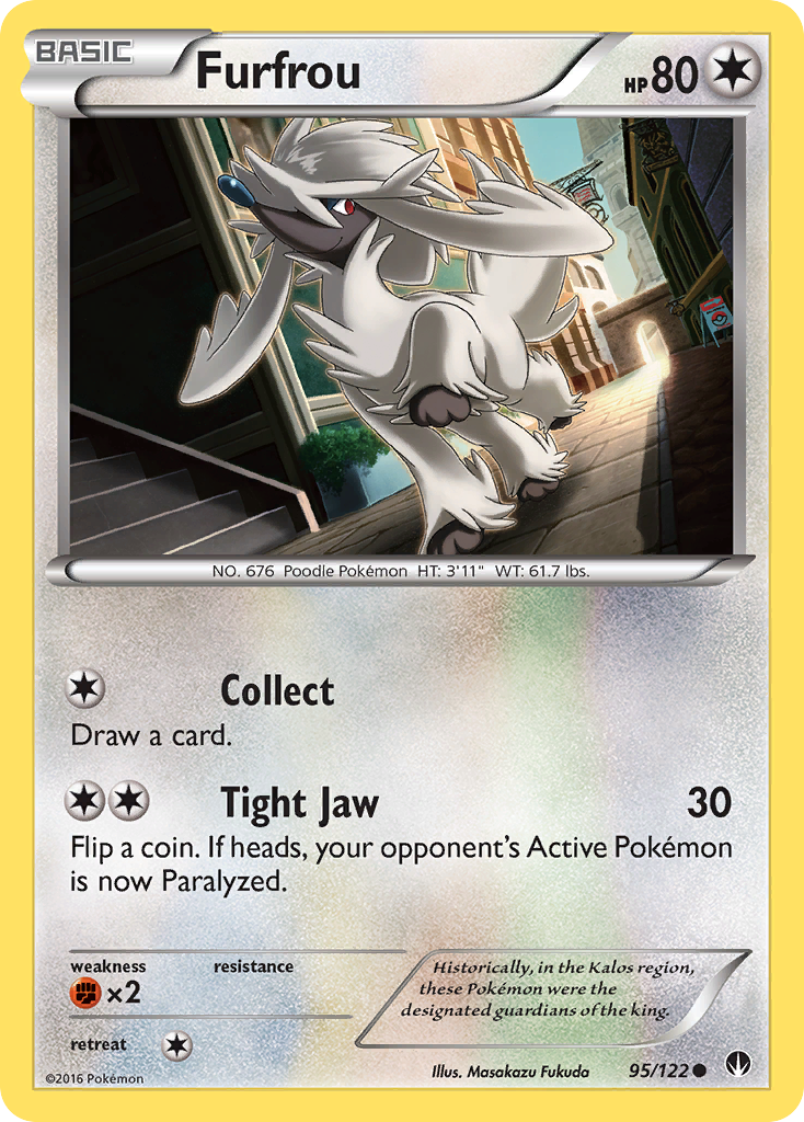 Furfrou (95/122) [XY: BREAKpoint] | Card Merchant Takapuna