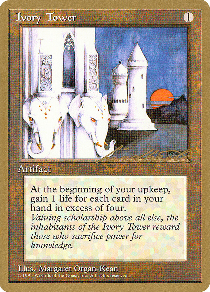 Ivory Tower (Leon Lindback) [Pro Tour Collector Set] | Card Merchant Takapuna