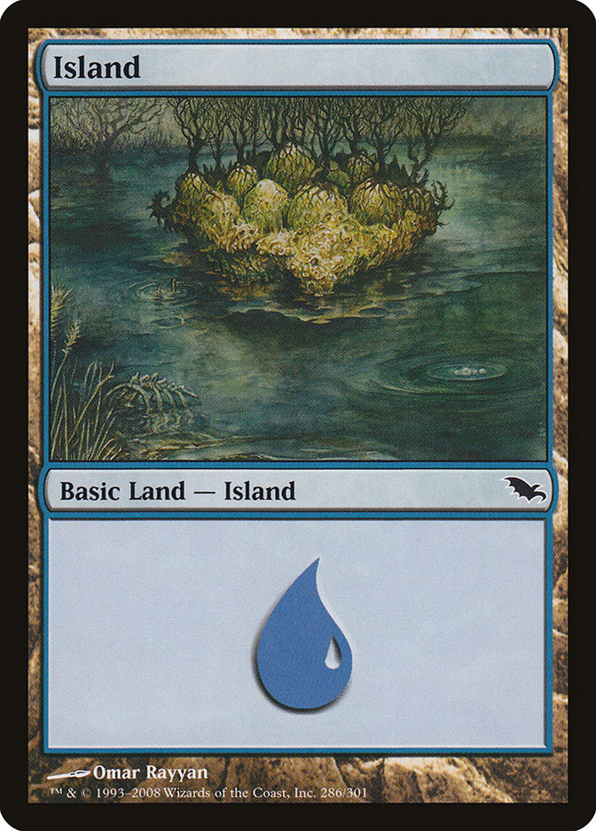 Island (286) [Shadowmoor] | Card Merchant Takapuna