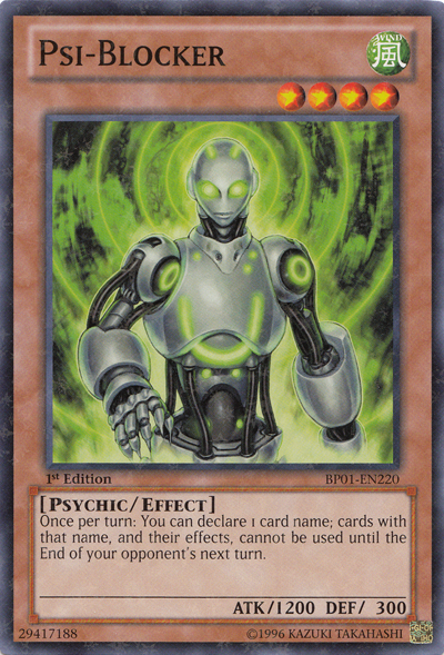 Psi-Blocker [BP01-EN220] Starfoil Rare | Card Merchant Takapuna