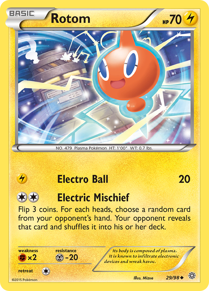 Rotom (29/98) [XY: Ancient Origins] | Card Merchant Takapuna