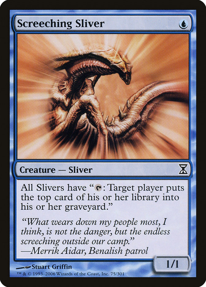 Screeching Sliver [Time Spiral] | Card Merchant Takapuna