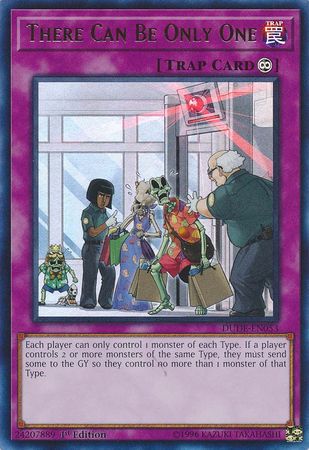 There Can Be Only One [DUDE-EN053] Ultra Rare | Card Merchant Takapuna