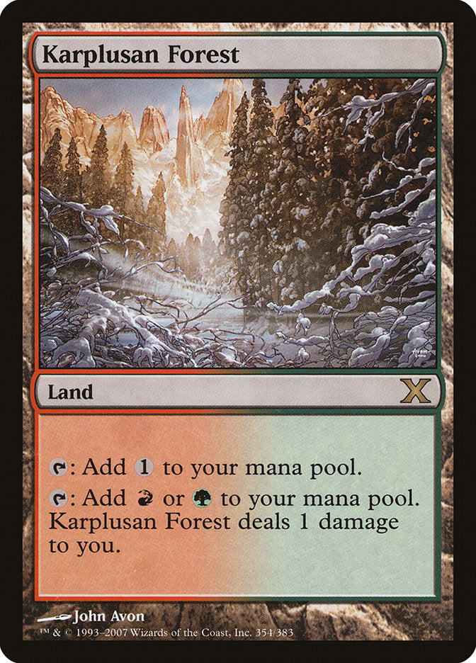 Karplusan Forest [Tenth Edition] | Card Merchant Takapuna