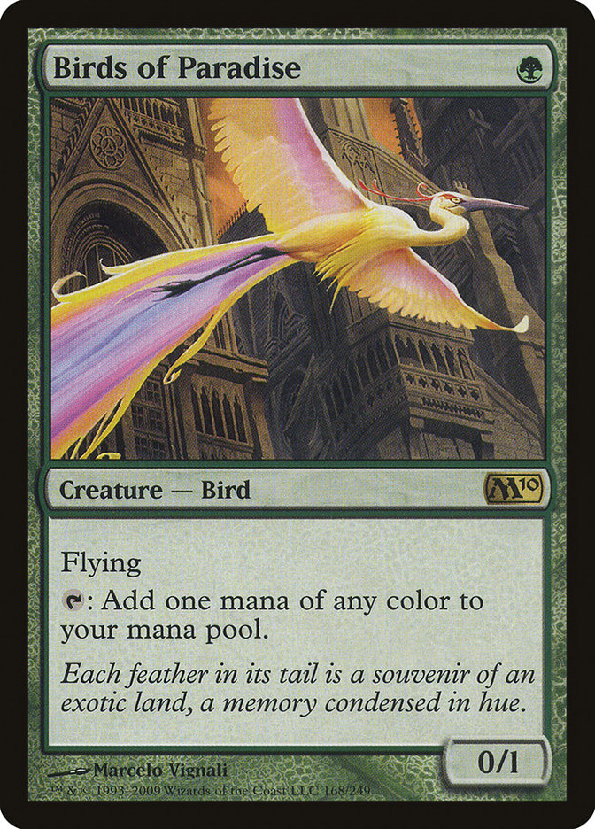 Birds of Paradise [Magic 2010] | Card Merchant Takapuna