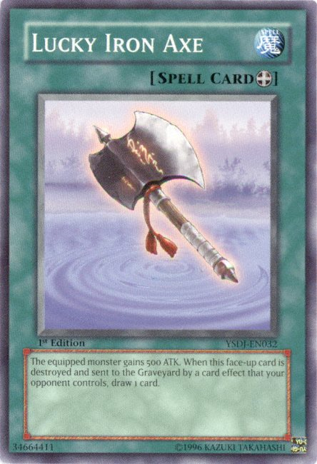 Lucky Iron Axe [YSDJ-EN032] Common | Card Merchant Takapuna