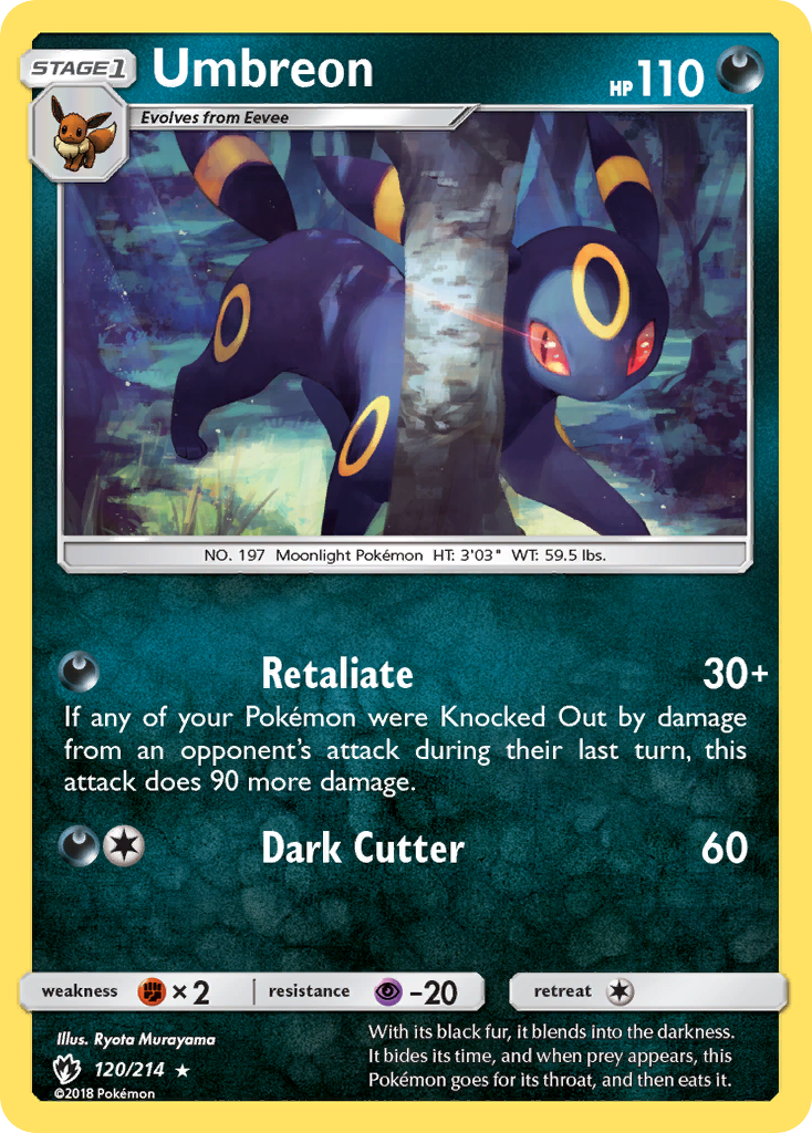 Umbreon (120/214) [Sun & Moon: Lost Thunder] | Card Merchant Takapuna