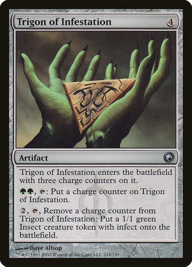 Trigon of Infestation [Scars of Mirrodin] | Card Merchant Takapuna