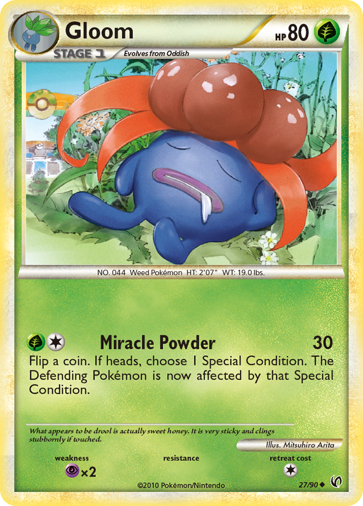 Gloom (27/90) [HeartGold & SoulSilver: Undaunted] | Card Merchant Takapuna