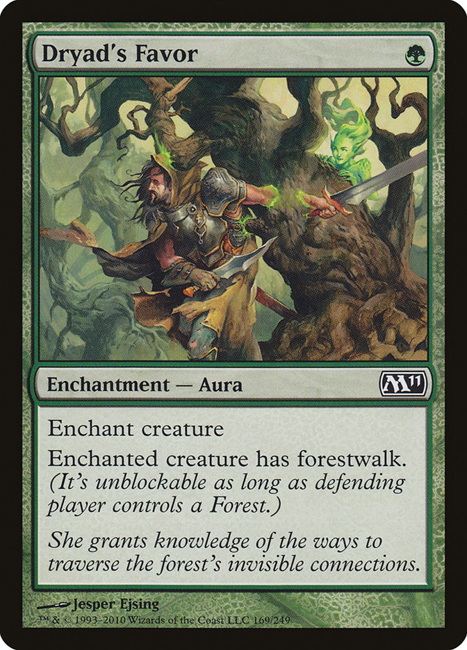 Dryad's Favor [Magic 2011] | Card Merchant Takapuna