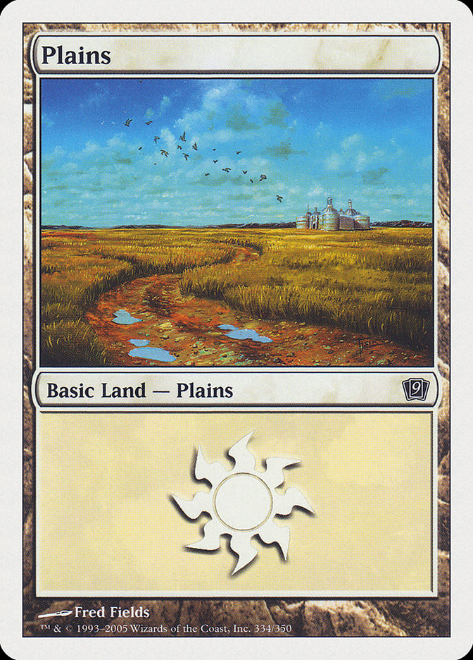 Plains (334) [Ninth Edition] | Card Merchant Takapuna