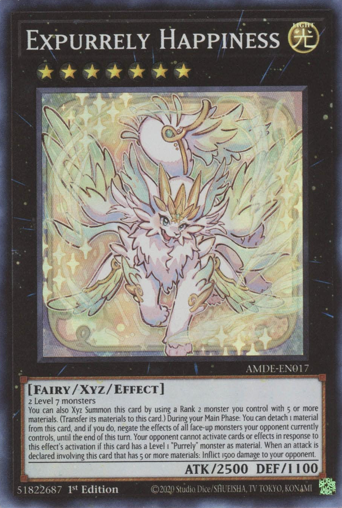 Expurrely Happiness [AMDE-EN017] Super Rare | Card Merchant Takapuna