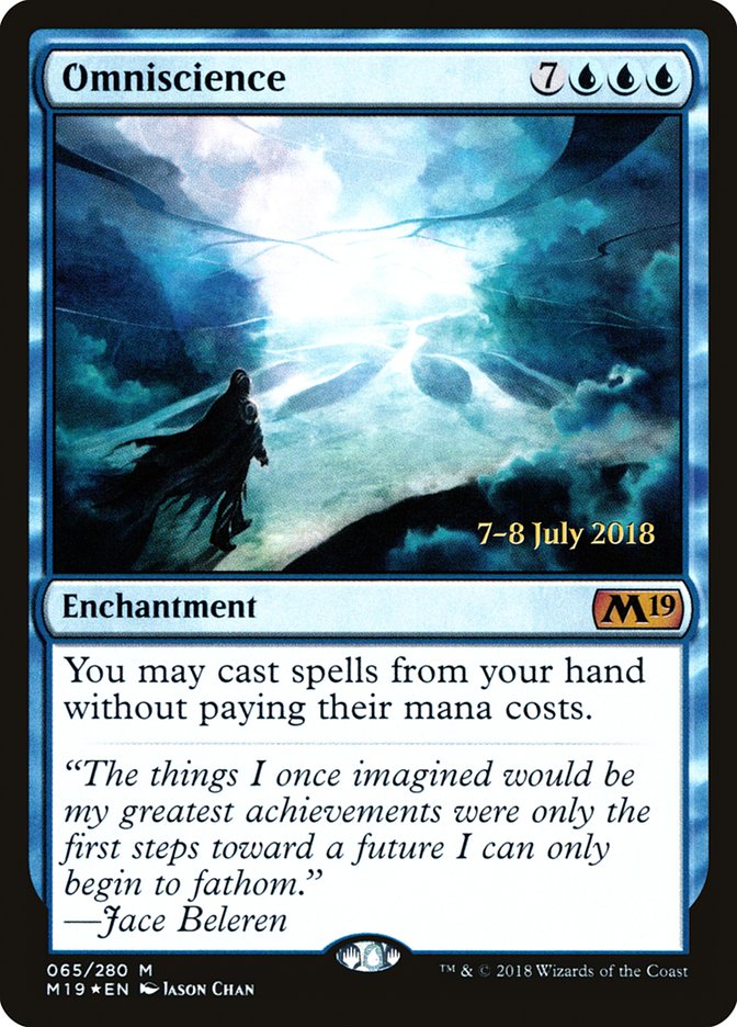 Omniscience [Core Set 2019 Prerelease Promos] | Card Merchant Takapuna