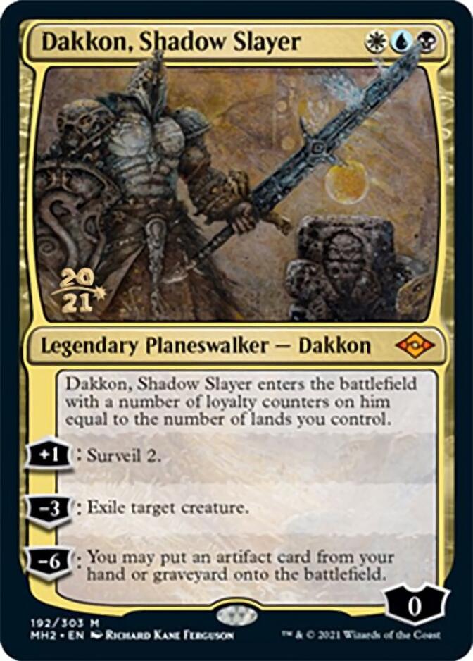 Dakkon, Shadow Slayer [Modern Horizons 2 Prerelease Promos] | Card Merchant Takapuna