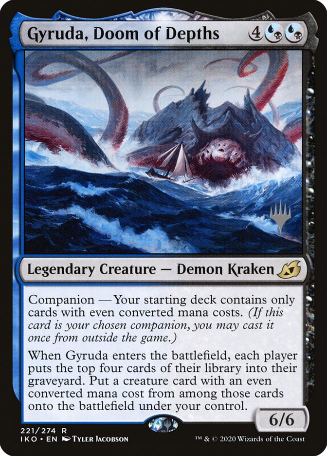 Gyruda, Doom of Depths (Promo Pack) [Ikoria: Lair of Behemoths Promos] | Card Merchant Takapuna