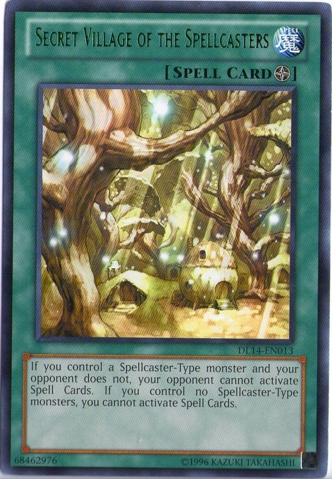 Secret Village of the Spellcasters (Green) [DL14-EN013] Rare | Card Merchant Takapuna