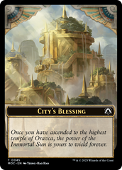 Elephant // City's Blessing Double-Sided Token [March of the Machine Commander Tokens] | Card Merchant Takapuna