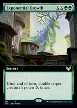 Exponential Growth (Extended Art) [Strixhaven: School of Mages] | Card Merchant Takapuna