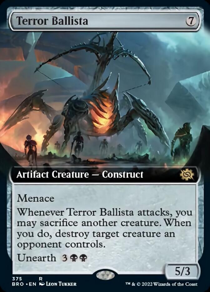 Terror Ballista (Extended Art) [The Brothers' War] | Card Merchant Takapuna