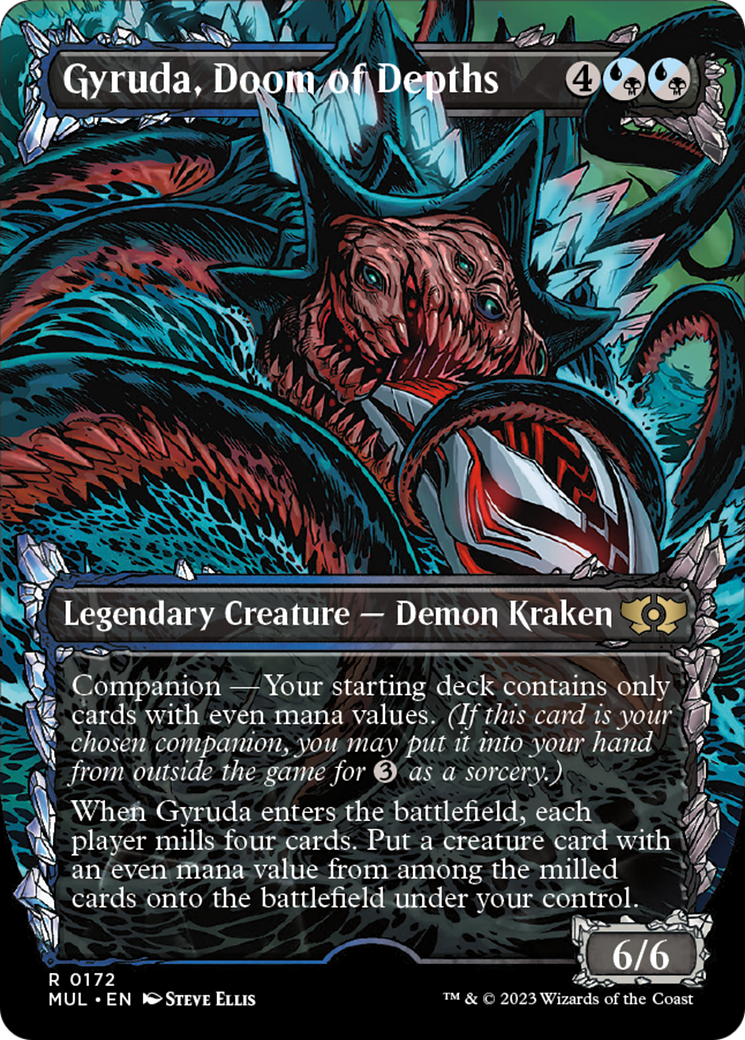 Gyruda, Doom of Depths (Halo Foil) [Multiverse Legends] | Card Merchant Takapuna