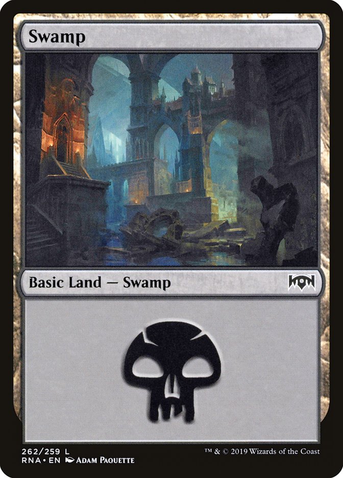 Swamp (262) [Ravnica Allegiance] | Card Merchant Takapuna