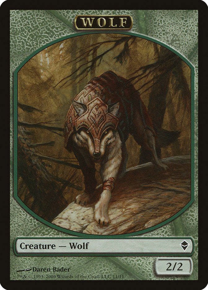 Wolf Token [Zendikar Tokens] | Card Merchant Takapuna