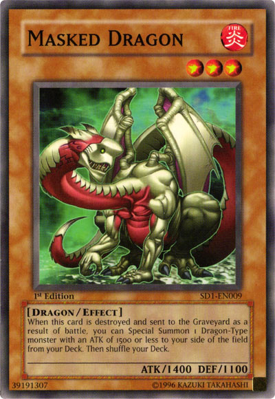 Masked Dragon [SD1-EN009] Common | Card Merchant Takapuna